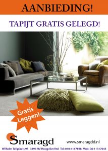 Tapijt Gratis gelegd